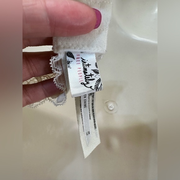 Free People Galloon Halter Bralette - White - Picture 10 of 10